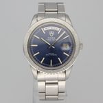 Tudor Prince Date Day 7020/0 (1969) - Blue dial 39 mm Steel case (2/8)