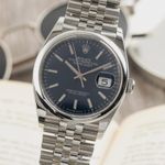 Rolex Datejust 36 126200 (Unknown (random serial)) - Blue dial 36 mm Steel case (1/8)
