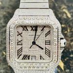 Cartier Santos WSSA0018 (2024) - Silver dial 40 mm Steel case (5/8)