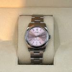 Rolex Oyster Perpetual 34 124200 (2024) - Pink dial 28 mm Steel case (5/8)