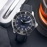 Blancpain Fifty Fathoms 5015-1130-52A (Unknown (random serial)) - Black dial 45 mm Steel case (1/8)