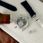 Patek Philippe Annual Calendar Chronograph 5960P (2008) - 40 mm Platinum case (5/8)