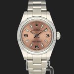 Rolex Oyster Perpetual 26 176200 (2012) - Roze wijzerplaat 26mm Staal (2/8)