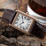 Cartier Tank Solo W5200024 (Unknown (random serial)) - Silver dial 31 mm Rose Gold case (2/8)