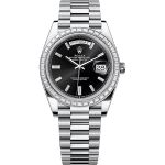 Rolex Day-Date 40 228396TBR (2025) - Zwart wijzerplaat 40mm Platina (1/1)