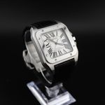 Cartier Santos 100 2656 (Unknown (random serial)) - Silver dial 38 mm Steel case (2/7)