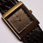 Zenith Vintage 30.0840.172 (1967) - Bruin wijzerplaat 28mm Geelgoud (1/5)