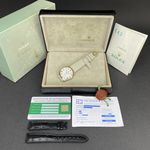 Rolex Cellini 4133 (1981) - Blue dial 31 mm Yellow Gold case (3/8)