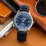 Jaeger-LeCoultre Master Control Date Q4018480 (Unknown (random serial)) - Blue dial 40 mm Steel case (1/8)