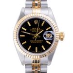 Rolex Lady-Datejust 69173 (1989) - 26 mm Gold/Steel case (3/8)