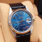 Rolex Datejust 1601 (1975) - Blue dial 36 mm Steel case (2/6)