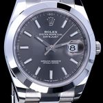 Rolex Datejust 41 126300 (2022) - Grey dial 41 mm Steel case (7/8)