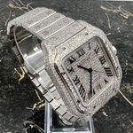 Cartier Santos WSSA0018 (2023) - Zilver wijzerplaat 40mm Staal (6/8)