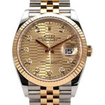 Rolex Datejust 36 126233 (2022) - Champagne wijzerplaat 36mm Staal (1/8)