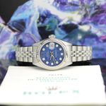 Rolex Lady-Datejust 79174 (2003) - Blue dial 26 mm Steel case (2/8)