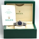 Rolex Lady-Datejust 79174 (2003) - Blue dial 26 mm Steel case (5/8)