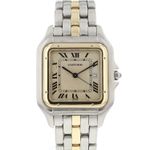 Cartier Panthère 83957 (Unknown (random serial)) - Champagne dial 29 mm Gold/Steel case (1/6)