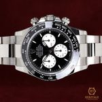 Rolex Daytona 126529LN (2024) - Black dial 40 mm White Gold case (5/8)