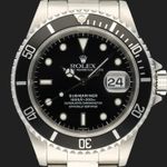 Rolex Submariner Date 16610 (1999) - Zwart wijzerplaat 40mm Staal (2/8)