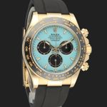Rolex Daytona 126518LN (2026) - Turquoise dial 40 mm Yellow Gold case (4/8)