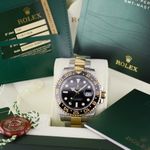 Rolex GMT-Master II 116713LN (2013) - Zwart wijzerplaat 40mm Goud/Staal (7/7)