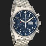 IWC Pilot Chronograph IW377717 (2020) - Blauw wijzerplaat 43mm Staal (4/8)