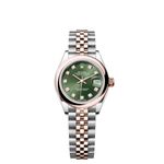 Rolex Lady-Datejust 279161 (2024) - Groen wijzerplaat 28mm Staal (1/1)