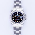 Rolex Explorer II 16570 (Unknown (random serial)) - Black dial 40 mm Steel case (3/8)