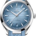 Omega Seamaster Aqua Terra 220.12.41.21.03.008 (2024) - Blue dial 41 mm Steel case (1/8)