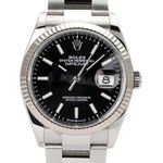 Rolex Datejust 36 126234 (2021) - Black dial 36 mm Steel case (1/8)