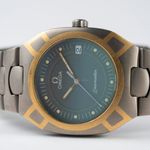 Omega Seamaster 396.1021 (1987) - Black dial 36 mm Titanium case (3/8)