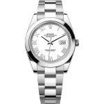 Rolex Datejust 41 126300 (2025) - Wit wijzerplaat 41mm Staal (1/1)