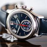 Patek Philippe Annual Calendar Chronograph 5960/01G-001 (2022) - Blauw wijzerplaat 40mm Witgoud (8/8)