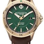 Baume & Mercier Clifton M0A10503 (2025) - Groen wijzerplaat 42mm Brons (1/1)