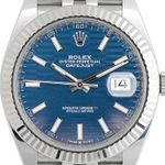 Rolex Datejust 41 126334 (2022) - Blauw wijzerplaat 41mm Staal (2/5)