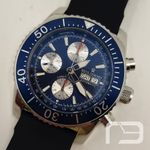 Revue Thommen Diver's Day-Date Chronograph 17030.6535 (2024) - Blauw wijzerplaat 45mm Staal (1/8)