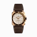 Bell & Ross BR 03 BR0392-D-WH-BR/SCA (2026) - Pearl dial 43 mm Bronze case (1/1)