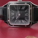 Cartier Santos Dumont WSSA0046 (2024) - Zwart wijzerplaat 44mm Staal (5/8)