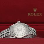 Rolex Lady-Datejust 79174 (2004) - Zilver wijzerplaat 26mm Staal (3/8)