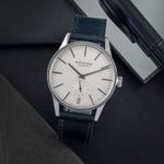 NOMOS Zürich Datum 802 (Unknown (random serial)) - White dial 40 mm Steel case (1/8)