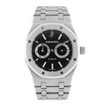 Audemars Piguet Royal Oak Day-Date 26330ST.OO.1220ST.01 (Onbekend (willekeurig serienummer)) - Zwart wijzerplaat 39mm Staal (1/5)