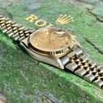 Rolex Datejust 31 68273 (1984) - Gold dial 31 mm Gold/Steel case (7/8)