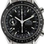 Omega Speedmaster Day Date 3520.50.00 (2003) - Zwart wijzerplaat 39mm Staal (2/7)