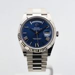 Rolex Day-Date 40 228239 (2021) - Blauw wijzerplaat 40mm Witgoud (1/8)