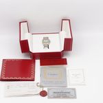 Cartier Santos 0902 (1990) - White dial 24 mm Gold/Steel case (8/8)