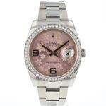 Rolex Datejust 36 116244 (2012) - Pink dial 36 mm Steel case (1/4)