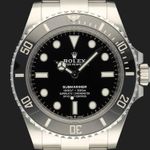 Rolex Submariner No Date 124060 (2021) - Zwart wijzerplaat 41mm Staal (2/8)