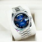 Rolex Day-Date 40 228239 (2024) - Blue dial 40 mm White Gold case (3/5)