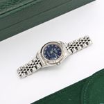 Rolex Lady-Datejust 69174 (Unknown (random serial)) - Blue dial 26 mm Steel case (5/8)