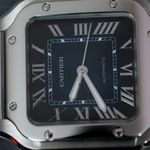 Cartier Santos WSSA0063 (2023) - Blue dial 35 mm Steel case (6/7)